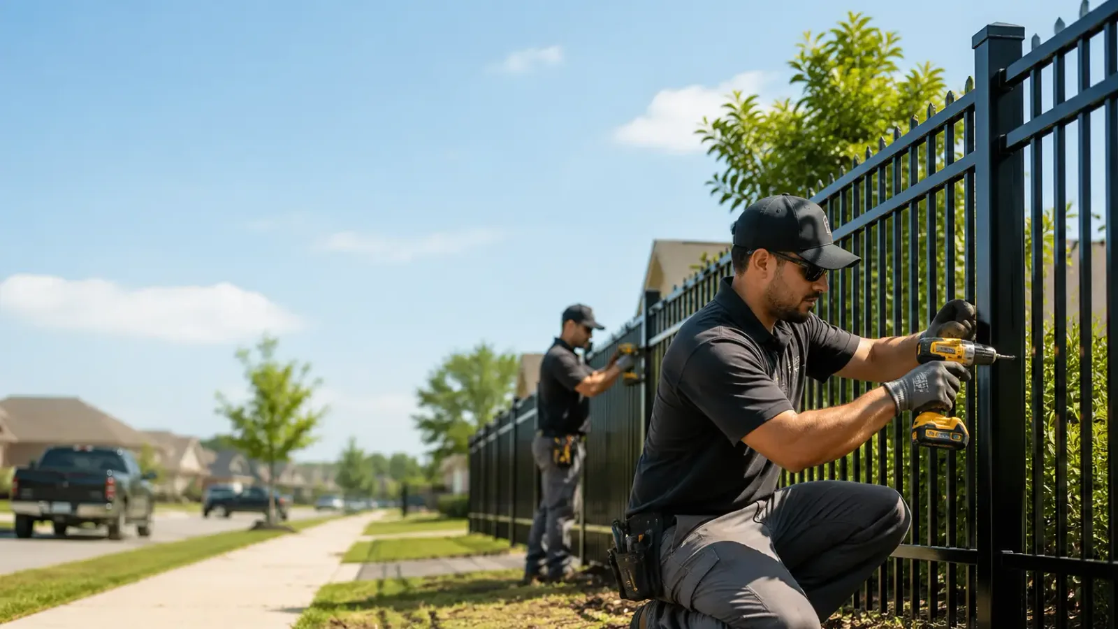 Metal Fence Installation in Whitehouse, TX